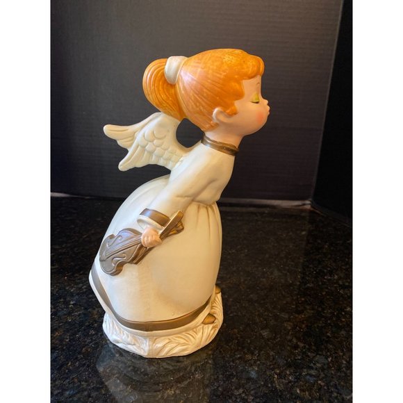 Ceramic Kissing, Pony Tailed Girl, Hand Made in Japan, Vintage - Picture 4 of 7